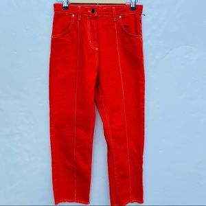 TopShop Orange Jeans